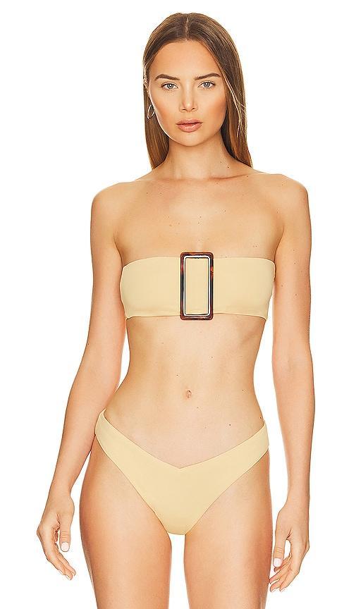 Buckle Bandeau Bikini Top Product Image