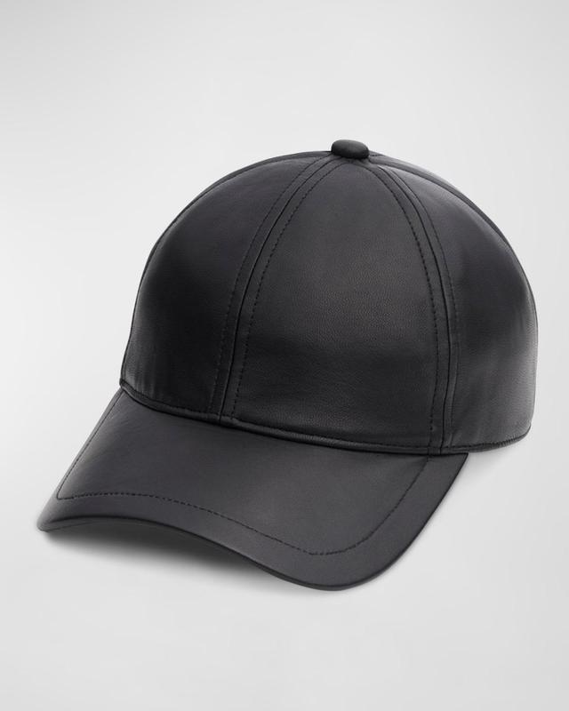 Perry Leather Baseball Hat Product Image