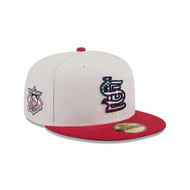 St. Louis Cardinals Independence Day 2024 59FIFTY Fitted Hat Male Product Image