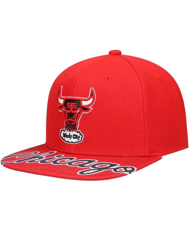 Mens Mitchell & Ness Chicago Bulls Hardwood Classics Swingman Pop Snapback Hat Product Image