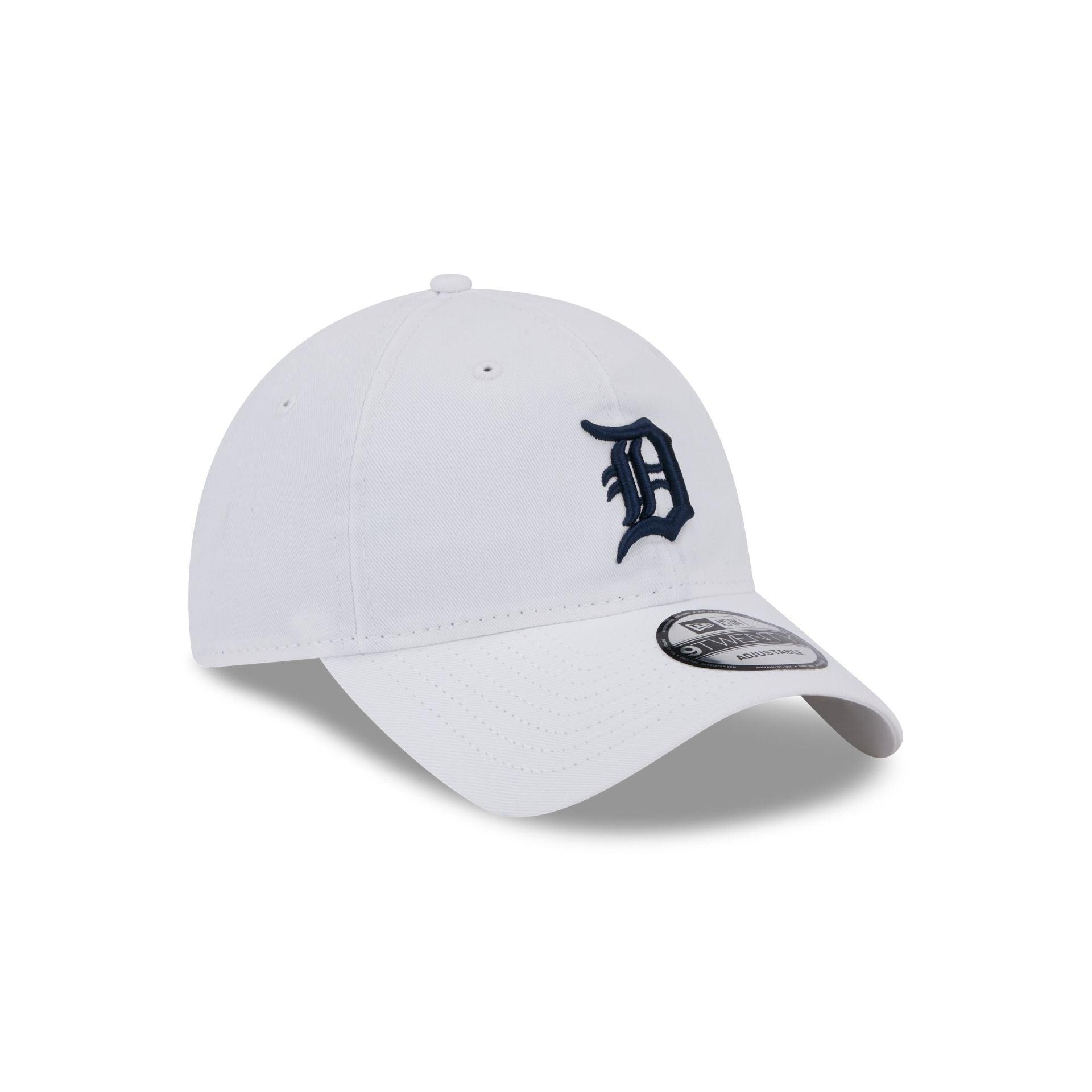 Detroit Tigers White 9TWENTY Adjustable Hat Male Product Image