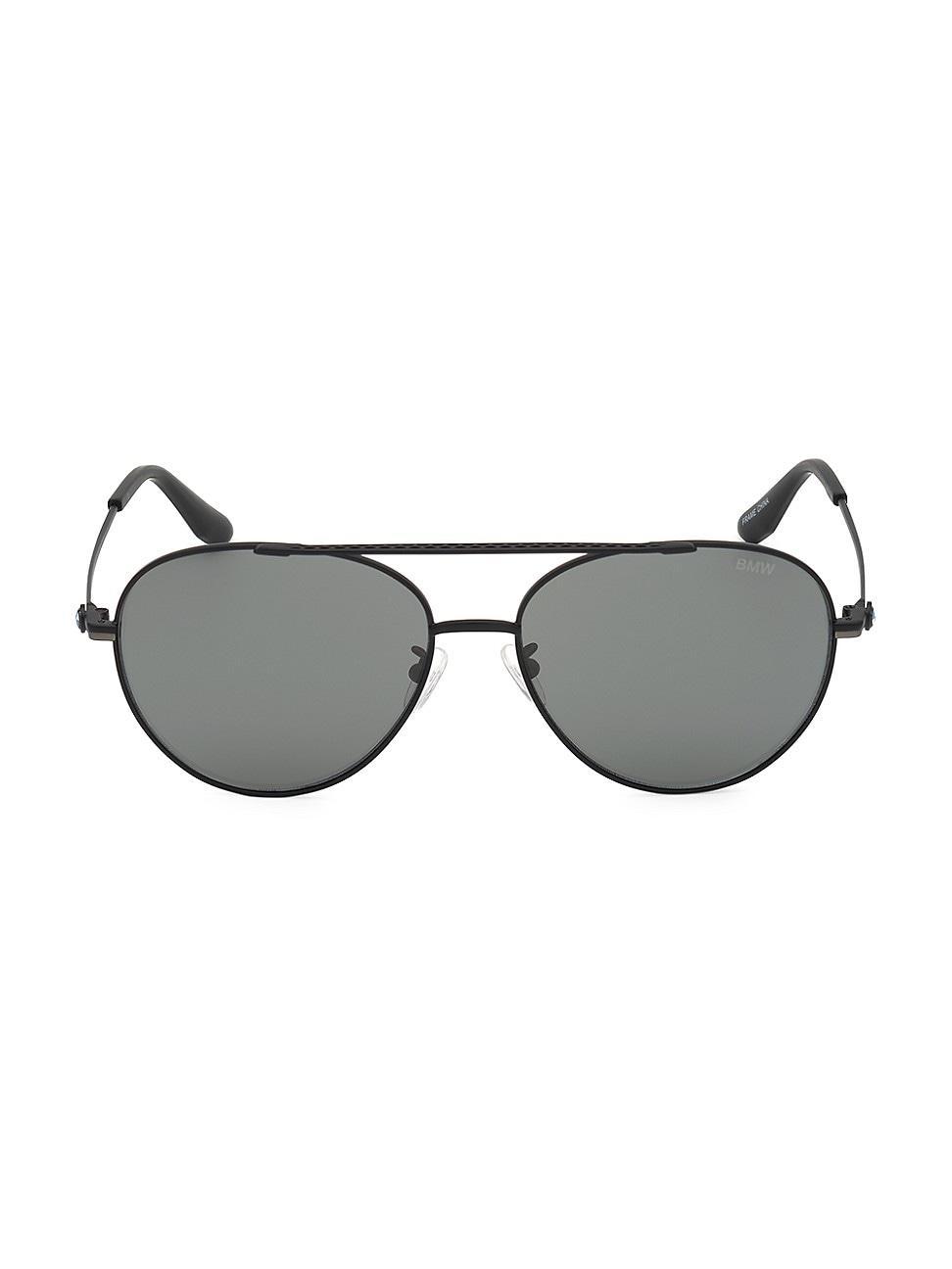 Mens 60MM Pilot Sunglasses Product Image