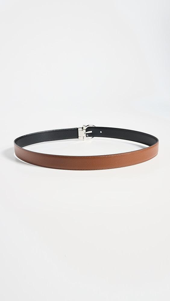 FERRAGAMO Single Gancio Reversible Paloma Leather Belt | Shopbop Product Image