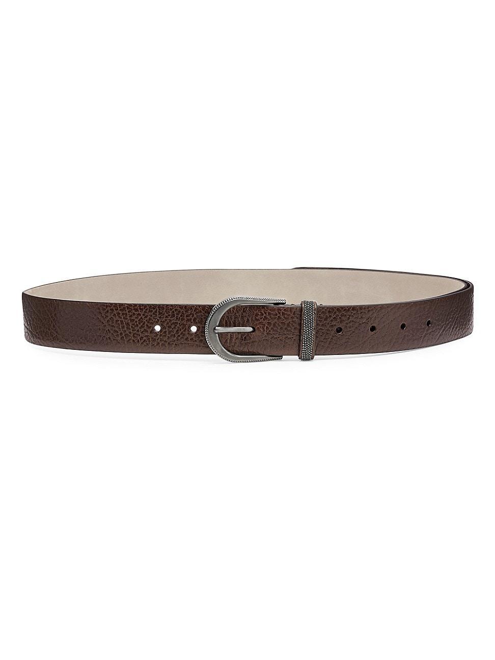 Womens Glossy Hammered Calfskin Belt Product Image