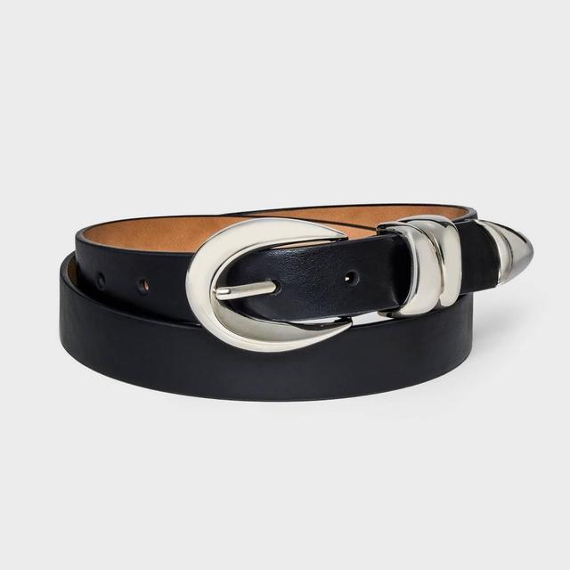 Womens Organic Silver Buckle Belt - A New Day Product Image