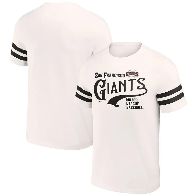 Mens Darius Rucker Collection by Fanatics Cream Distressed San Francisco Giants Yarn Dye Vintage-Like T-shirt Product Image