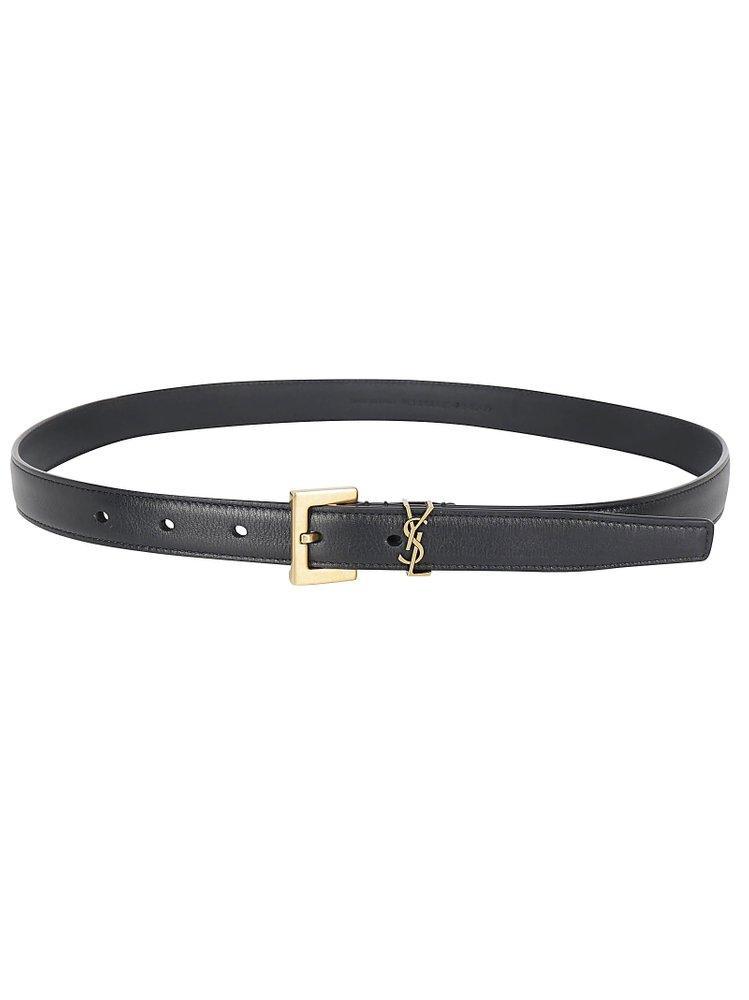 Monogram Narrow Belt In Black Product Image