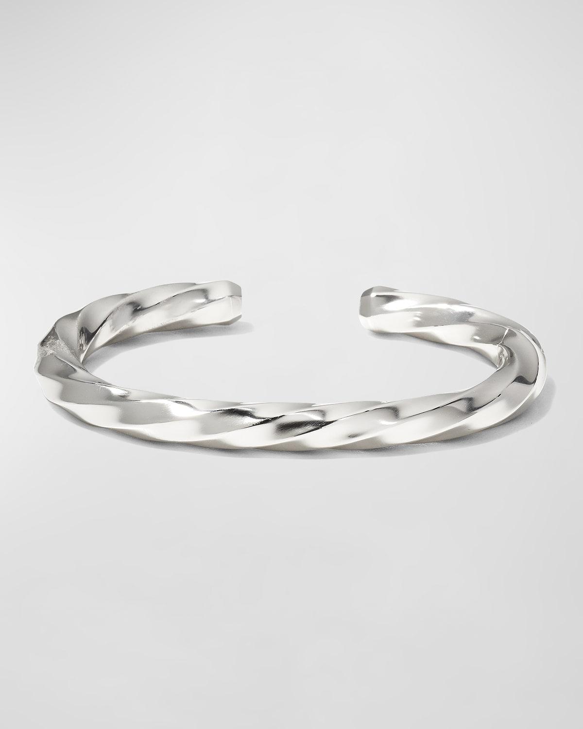 Mens 8MM Cable Edge Cuff Bracelet Product Image