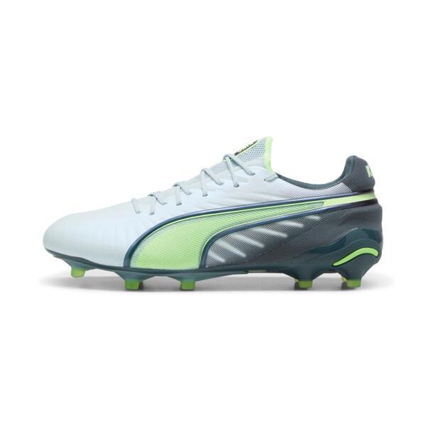 PUMA KING ULTIMATE Firm Ground/Artificial Ground Men's Soccer Cleats Shoes in Frosted Dew/Fizzy Apple/Grey Skies Product Image