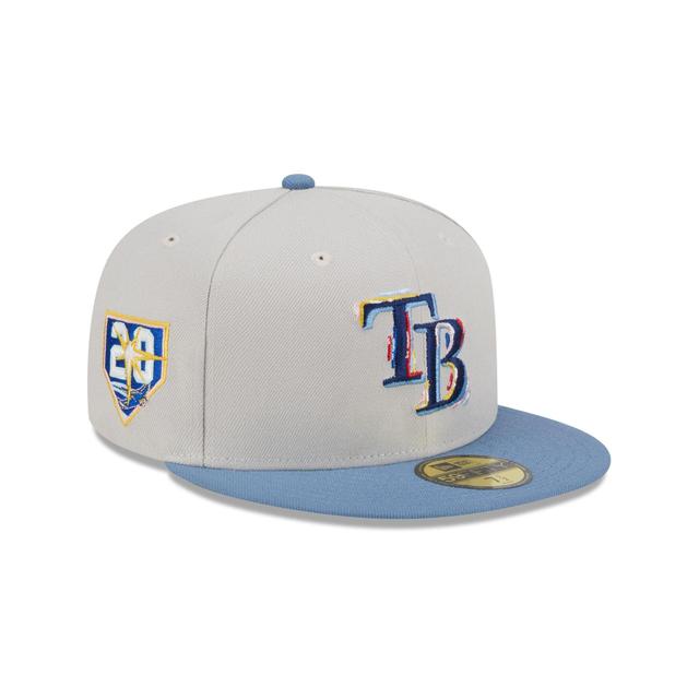 Tampa Bay Rays Color Brush 59FIFTY Fitted Hat Male Product Image