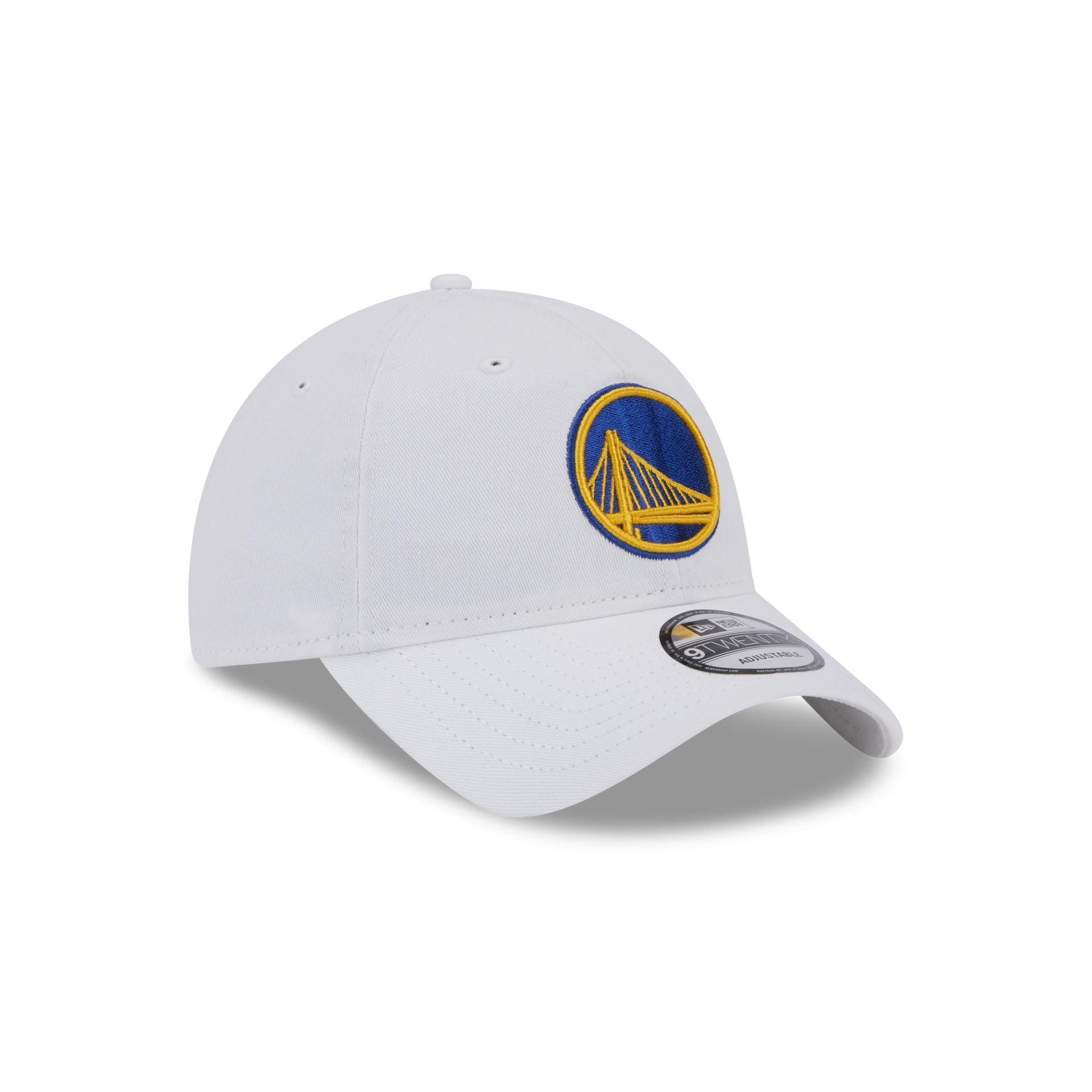 Golden State Warriors White 9TWENTY Adjustable Hat Male Product Image