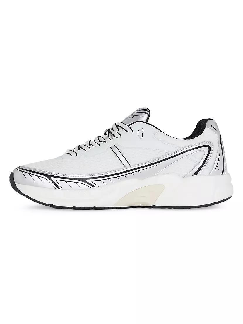 NFNTY-52 Runners in Synthetic Leather and Mesh Sneakers Product Image