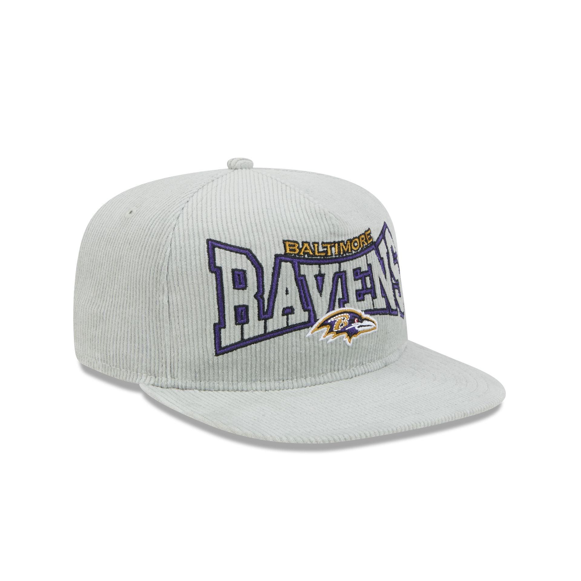 Baltimore Ravens Gray Cord Golfer Hat Male Product Image