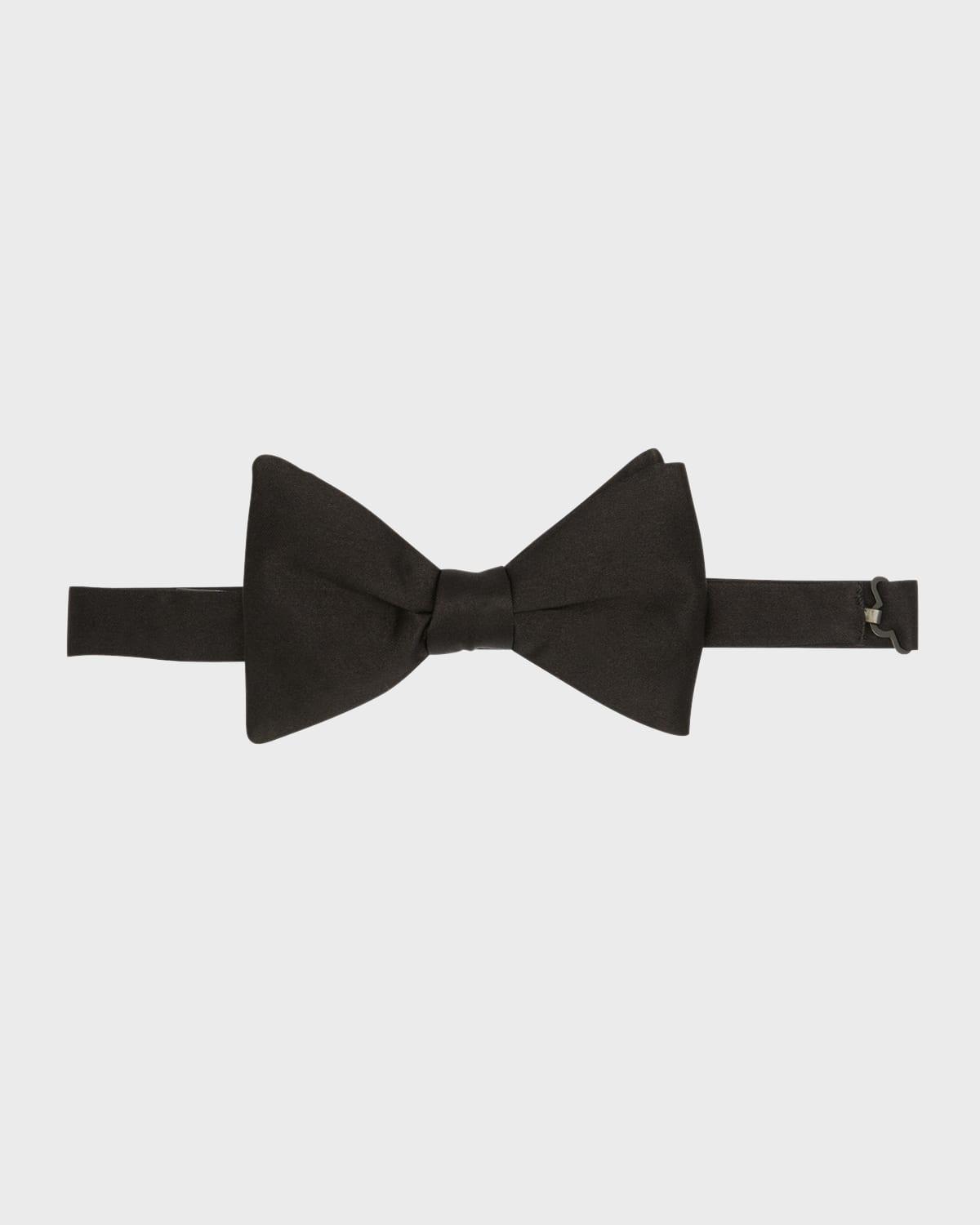 Mens Pre-Tied Silk Bow Tie Product Image