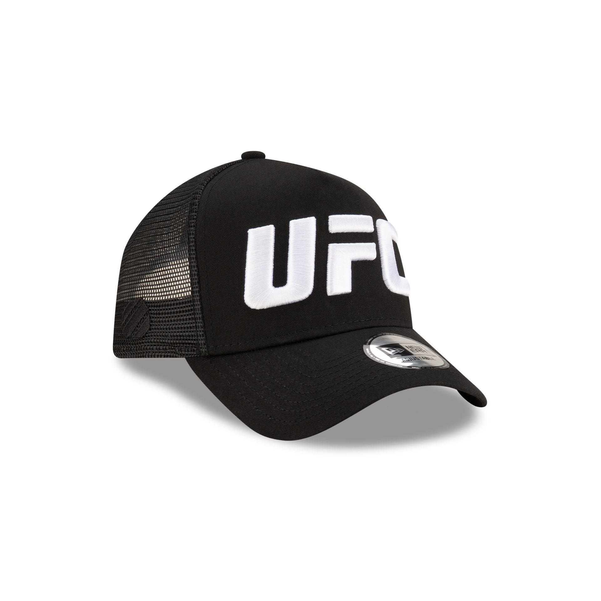 UFC Holiday Black 9FORTY A-Frame Trucker Hat Male Product Image