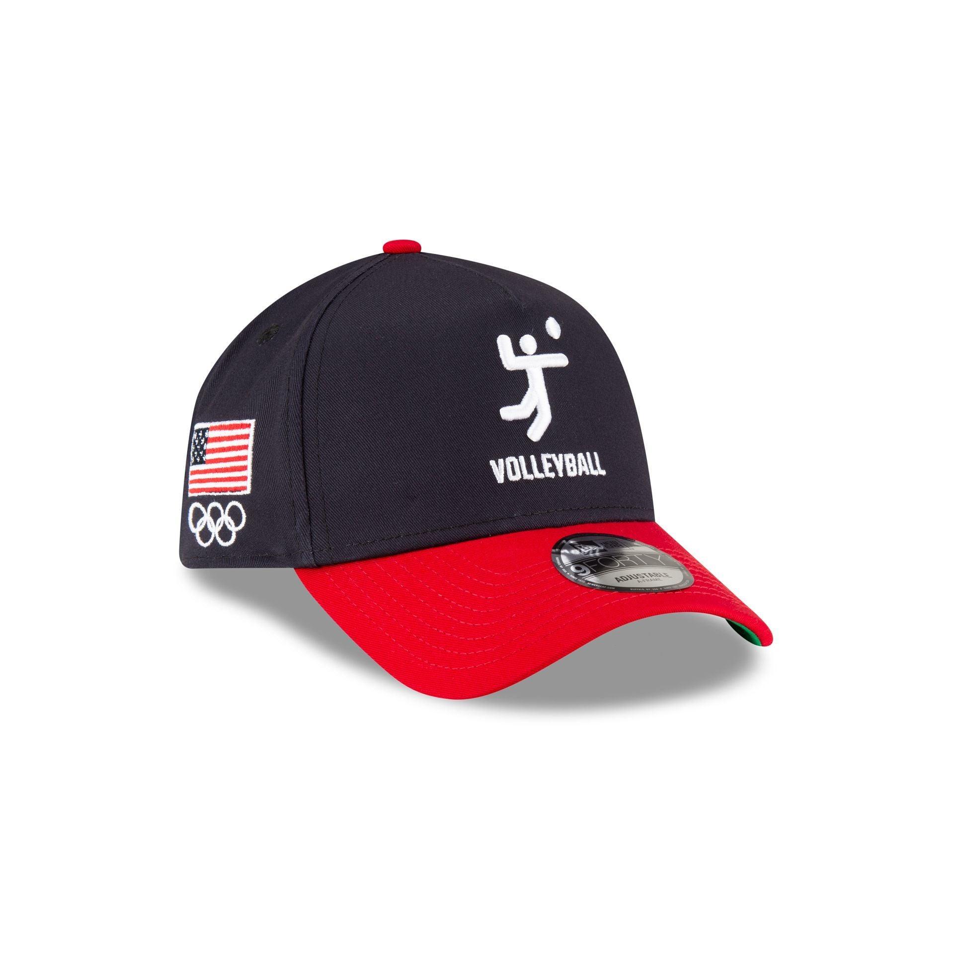 Team USA Volleyball 9FORTY A-Frame Snapback Hat Male Product Image