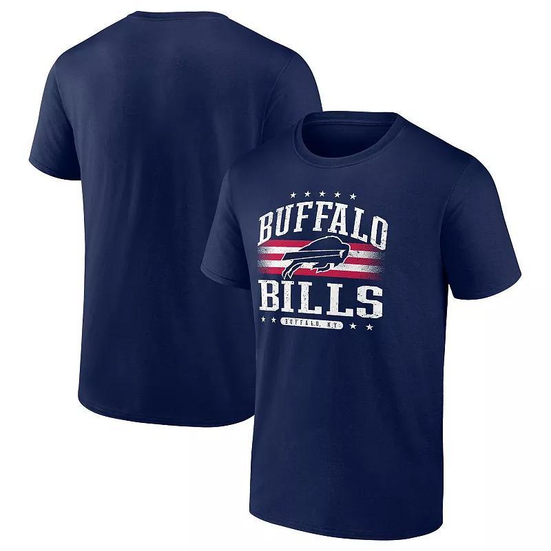 Mens Fanatics Buffalo Bills Big & Tall Americana T-Shirt Blue Product Image