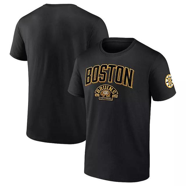 Mens Fanatics Branded Boston Bruins Centennial Lock Up T-Shirt Product Image