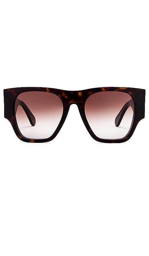 Oversized Logo Square Sunglasses Product Image