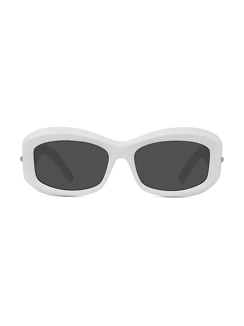 G180 56MM Injected Rectangular Sunglasses Product Image