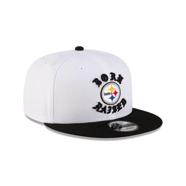 Born x Raised Pittsburgh Steelers White 9FIFTY Snapback Male Product Image