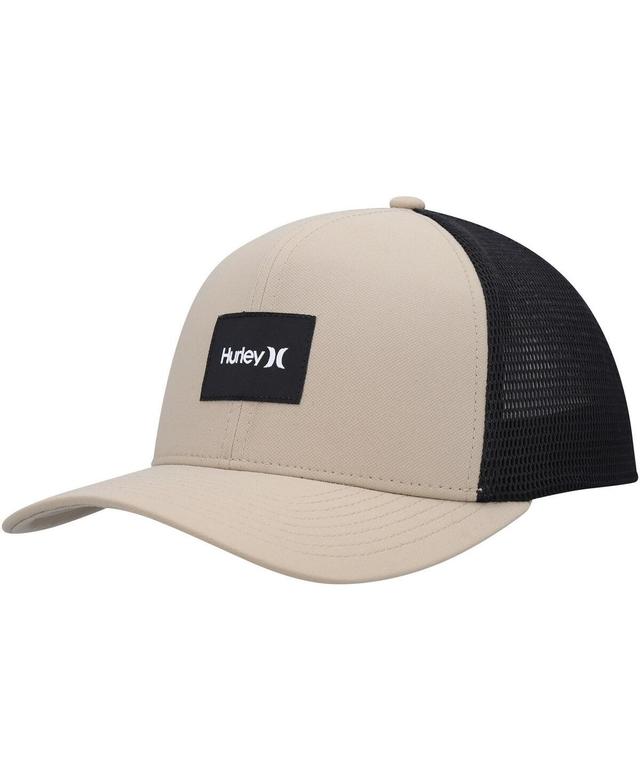 Hurley Mens Warner Trucker Hat -KHAKI BEIGE/BLACK Product Image