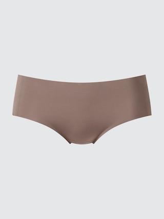 Womens Airism Ultra Seamless Hiphugger with Quick-Drying Brown Small UNIQLO US Product Image