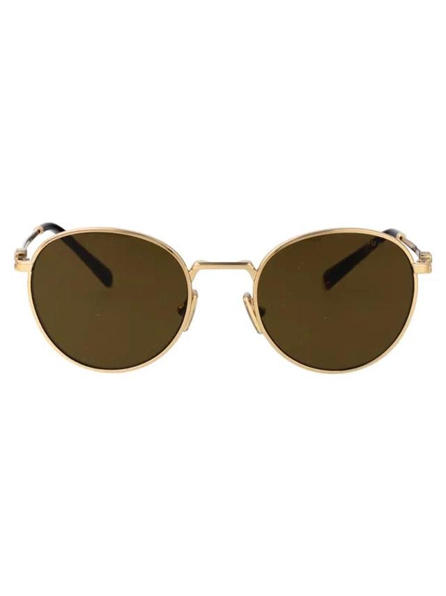 MIU MIU Sunglasses In 5ak09z Gold Product Image