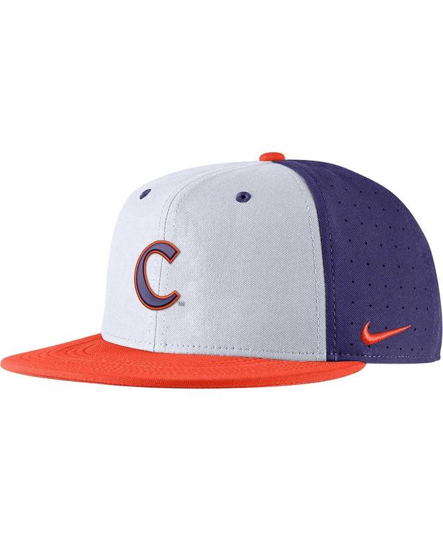 Mens Nike Clemson Tigers Aero True Baseball Performance Fitted Hat Product Image