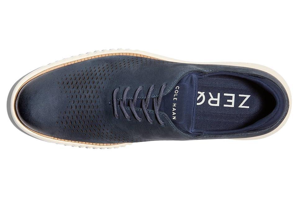 Cole Haan 2.Zerogrand Laser Wing Tip Oxford Lined Blazer Nubuck/Ivory) Men's Lace up casual Shoes Product Image