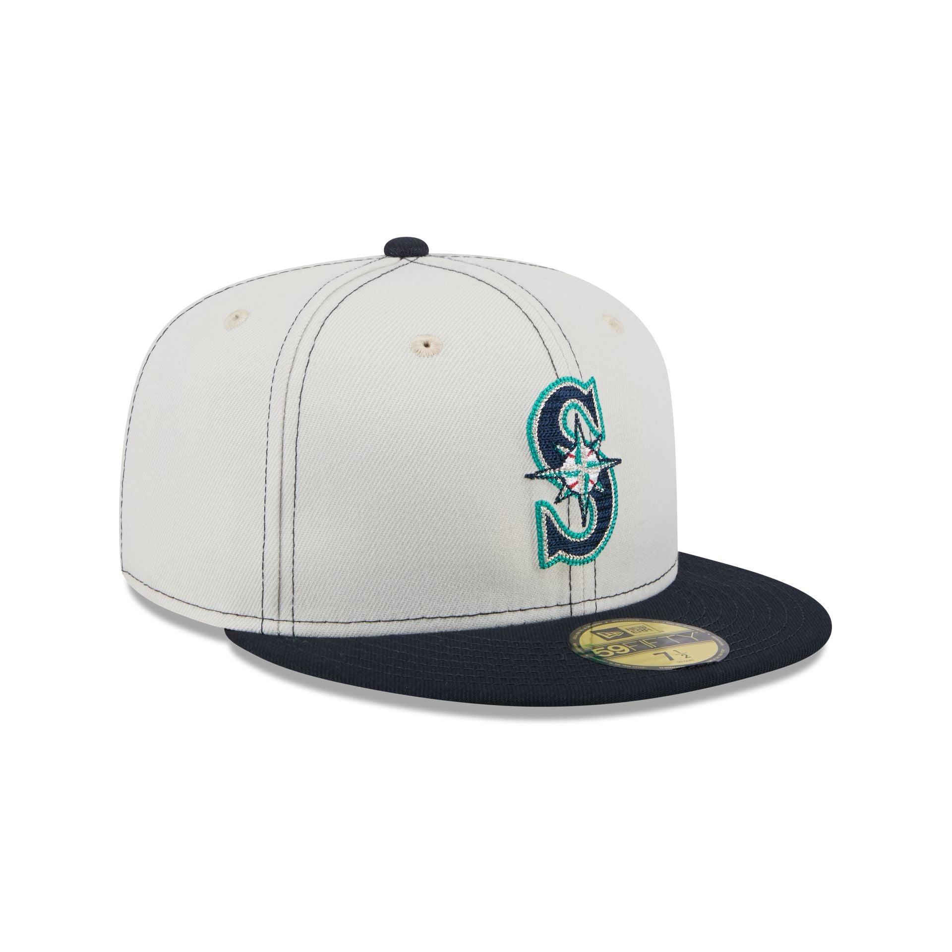 Seattle Mariners Sandy Linen 59FIFTY Fitted Hat Male Product Image