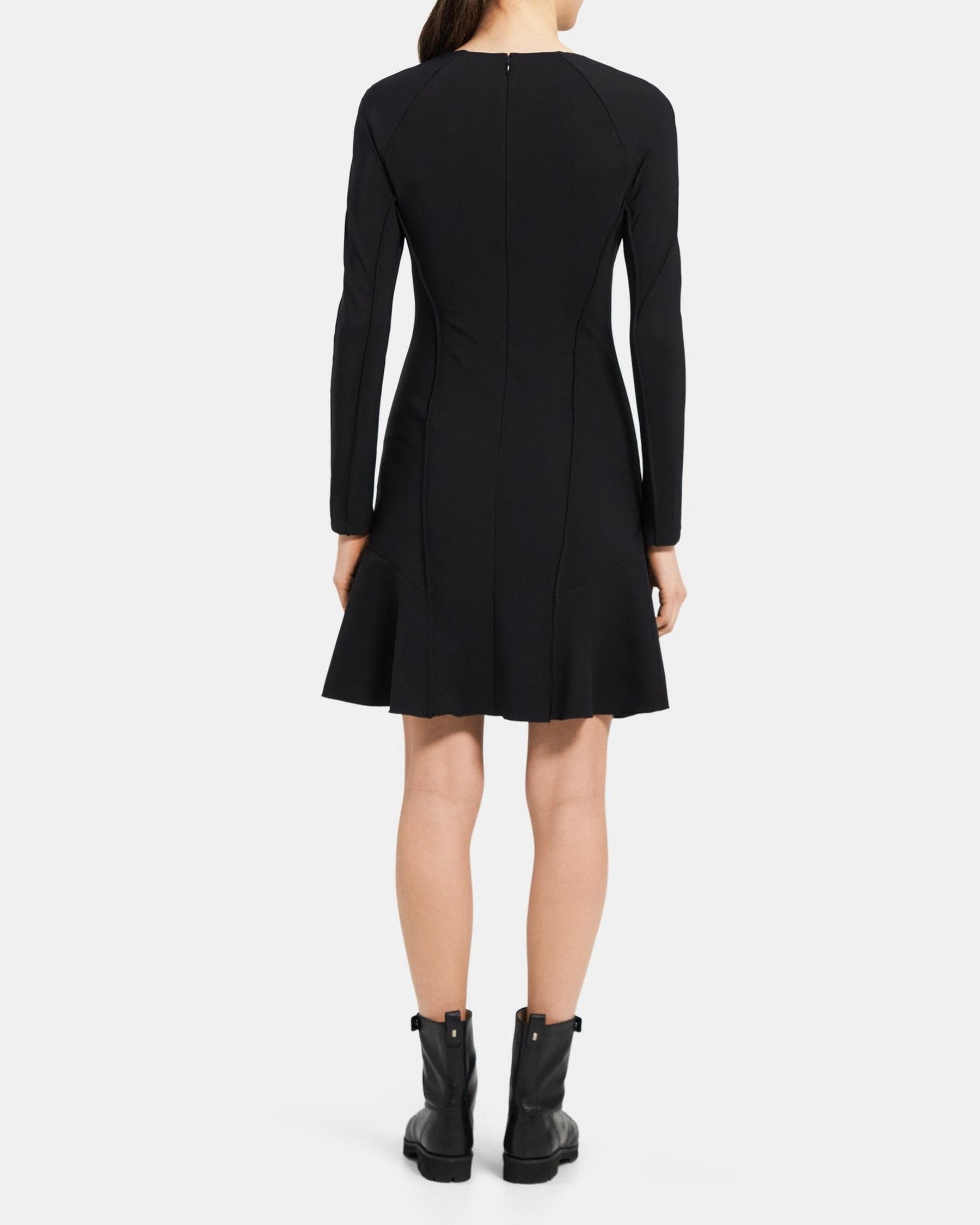 Fit-and-Flare Dress in Performance Knit Product Image