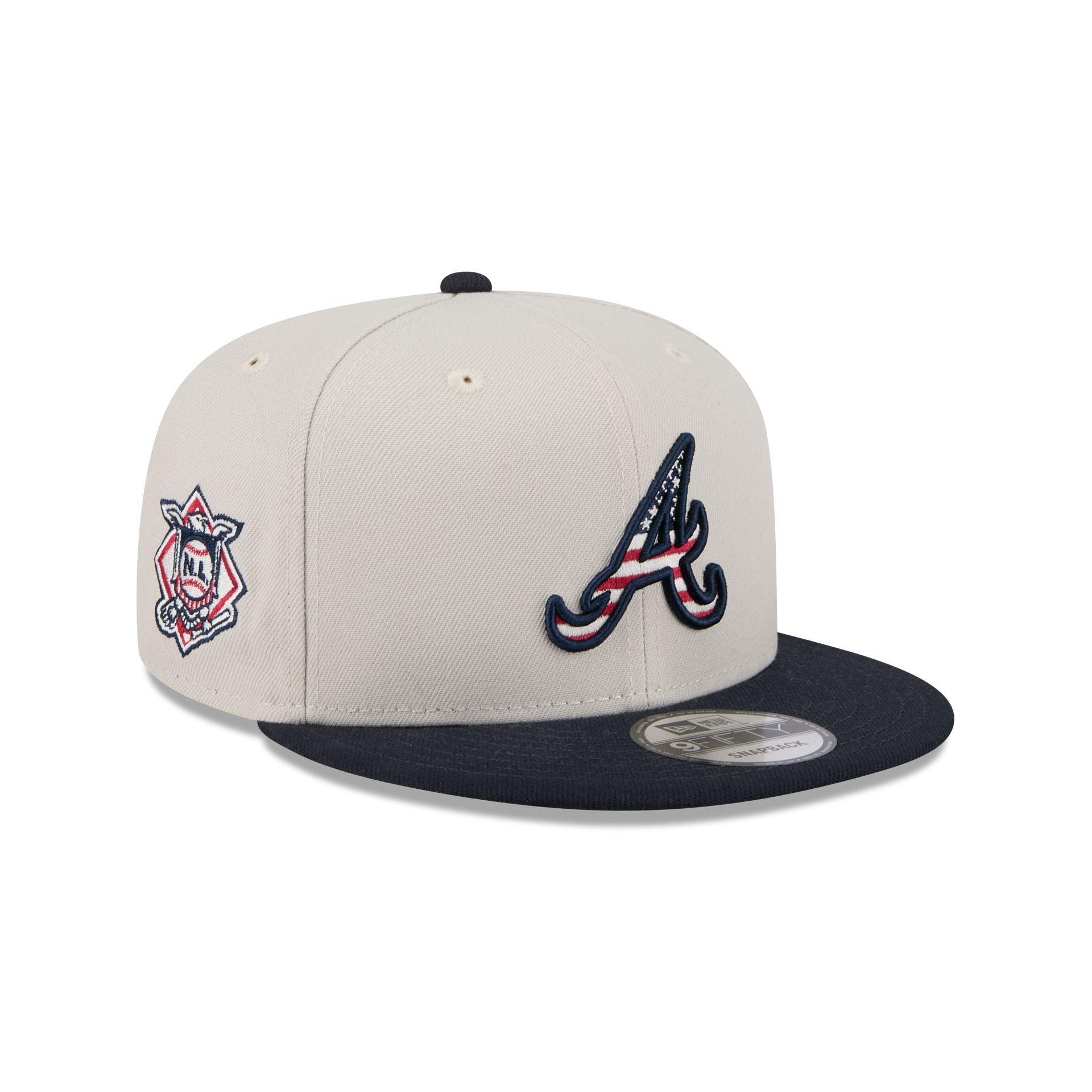 Atlanta Braves Independence Day 2024 9FIFTY Snapback Hat Male Product Image