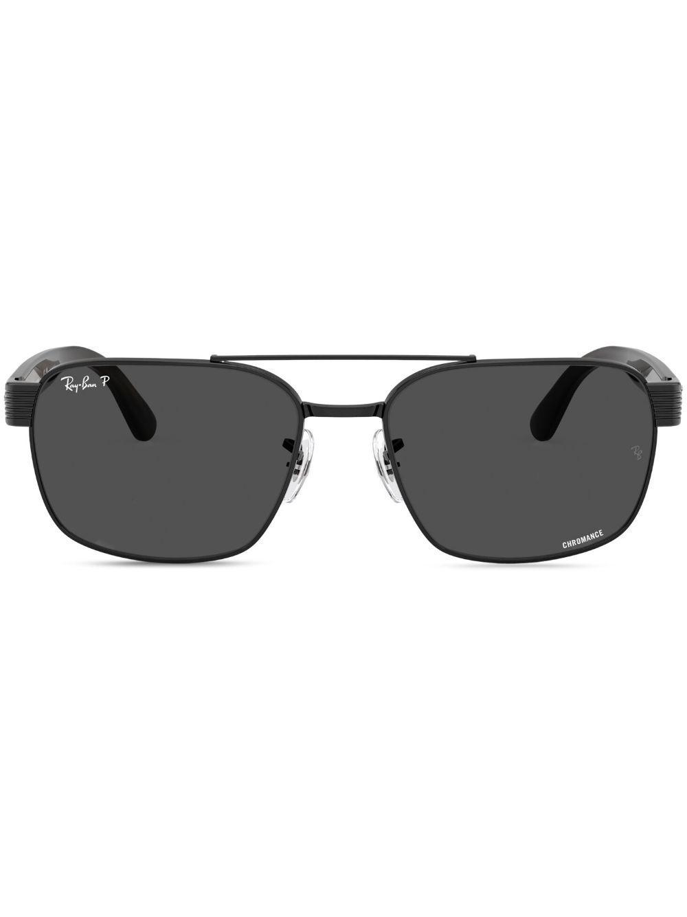 RAY BAN Rb3751ch Chromance Sunglasses Havana Grey Frame Grey Lenses Polarized 61-17 Product Image