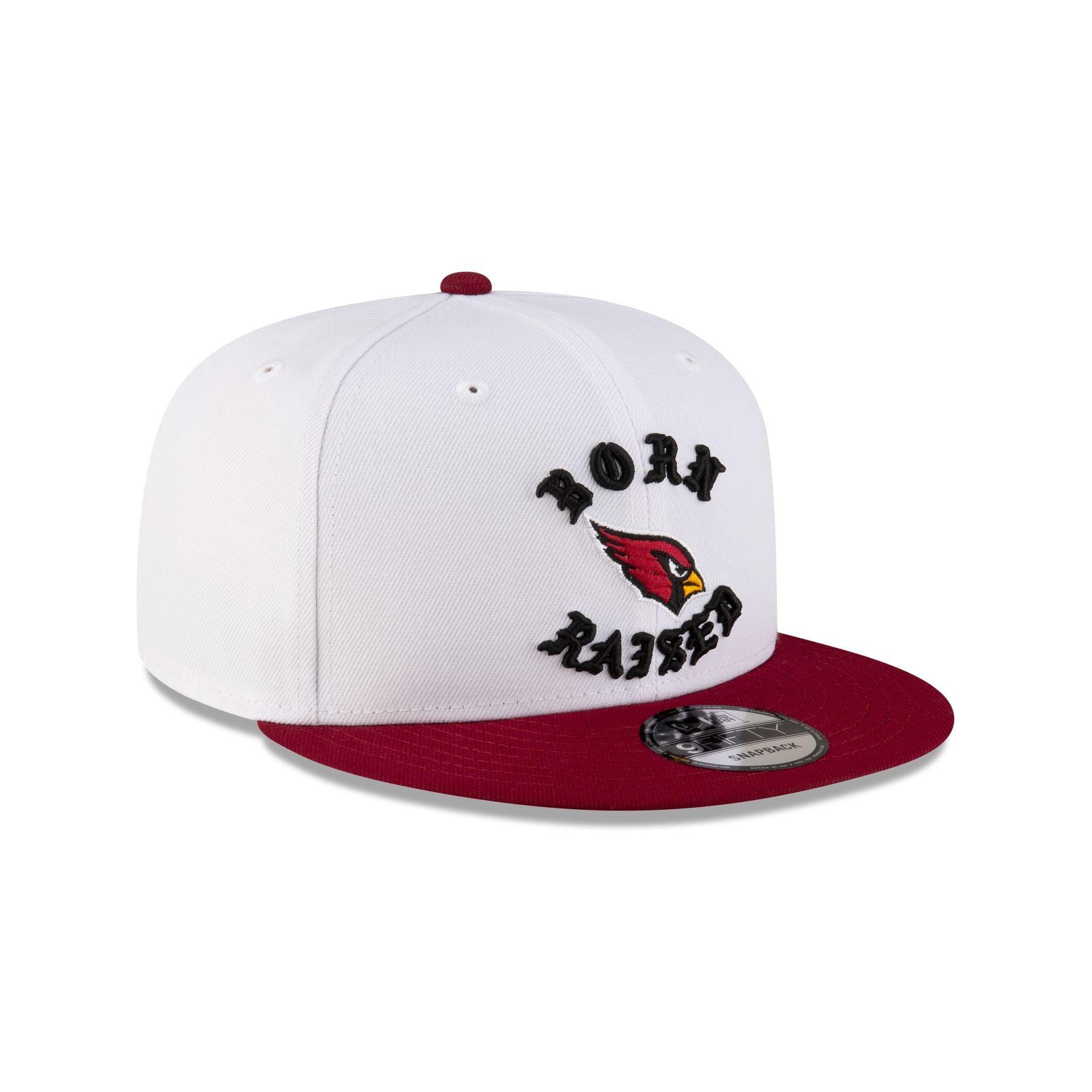 Born x Raised Arizona Cardinals White 9FIFTY Snapback Male Product Image