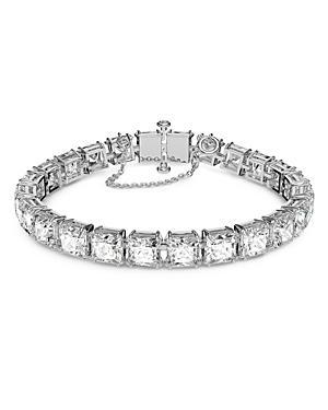 Swarovski Millenia Square Crystal Flex Bracelet in Rhodium Plate Product Image