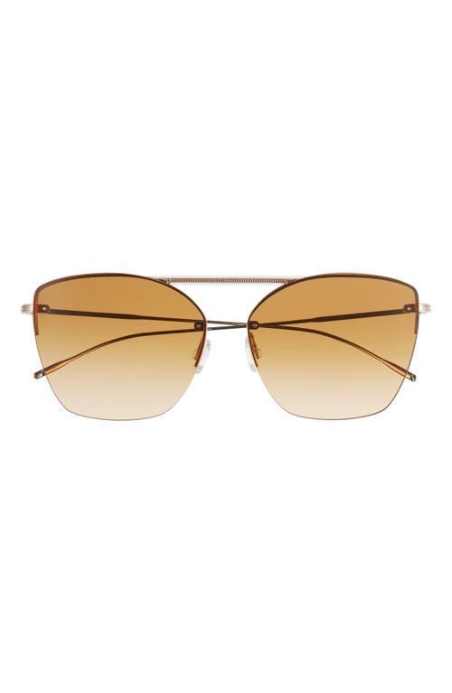 Oliver Peoples Ziane 61mm Gradient Mirrored Sunglasses Product Image