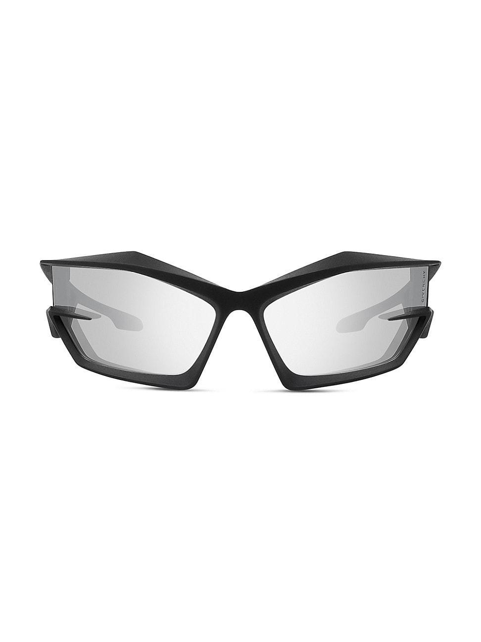 Mens 69MM Mirrored Geometric Sunglasses Product Image