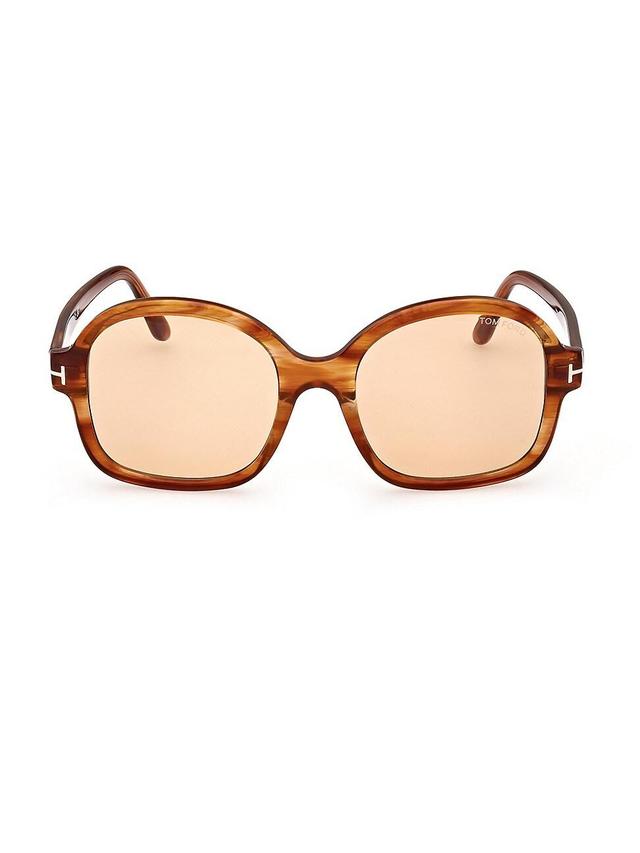 TOM FORD Hanley 57mm Photochromic Butterfly Sunglasses Product Image