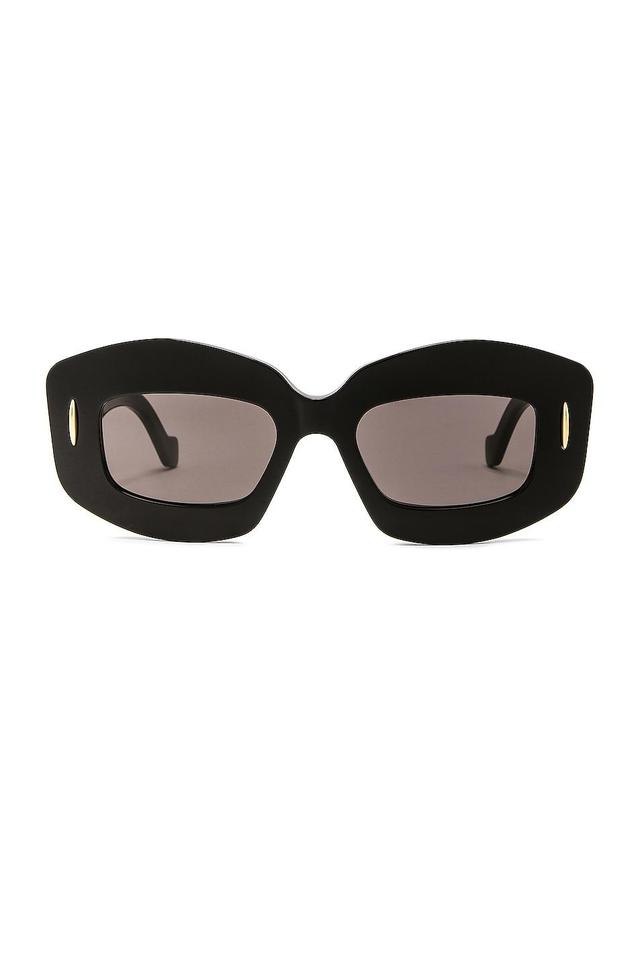 Loewe Rectangle Sunglasses in Black Product Image