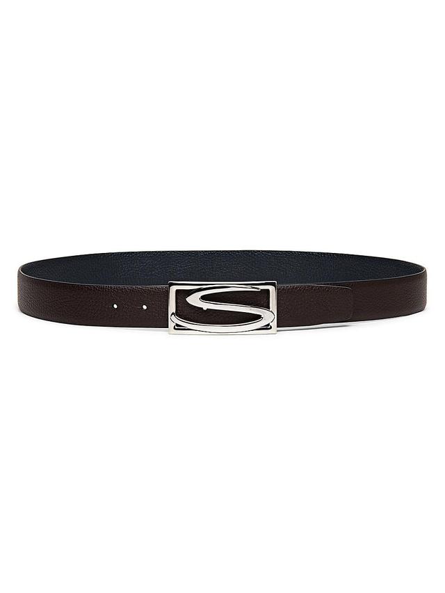 Mens Reversible Leather Belt Product Image