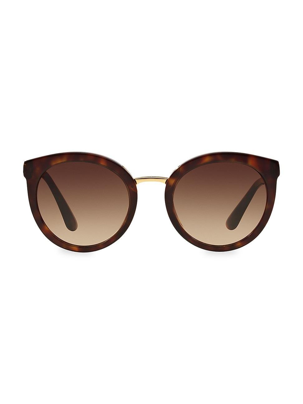 Womens 52MM Round Sunglasses Product Image