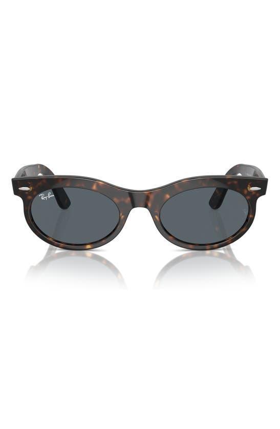 RAY BAN Wayfarer 53mm Oval Sunglasses In Havana Product Image