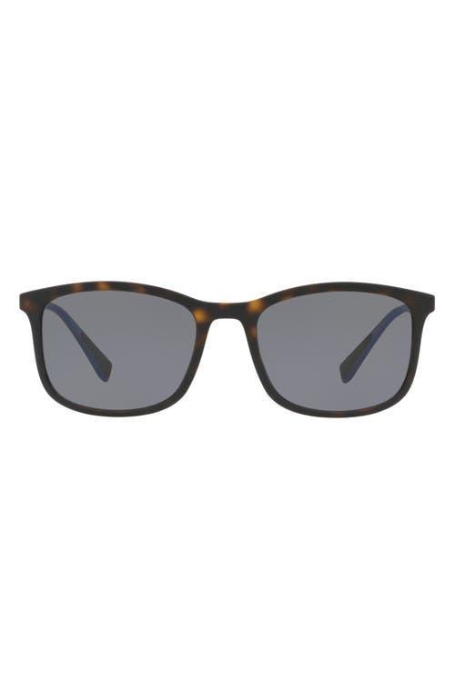 Prada Sport 56mm Mirrored Rectangle Sunglasses Product Image