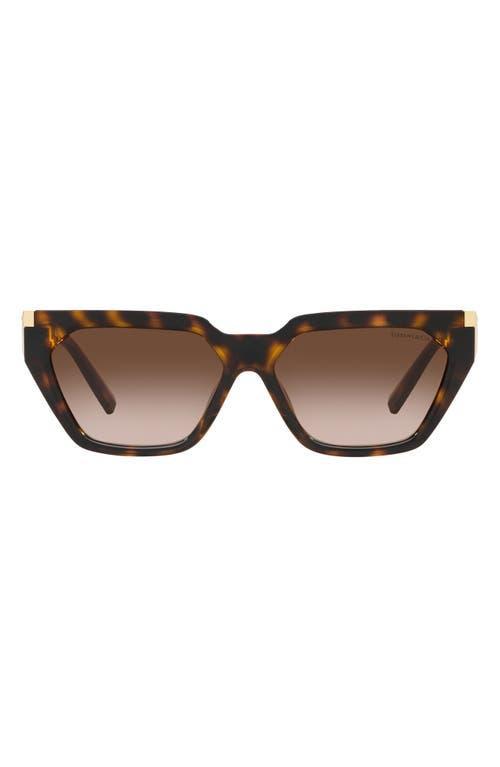 Tiffany & Co. 56mm Irregular Sunglasses Product Image