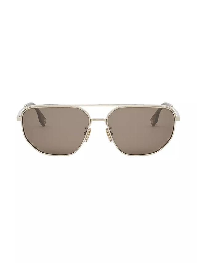 Fendi Travel 61MM Rectangular Sunglasses Product Image