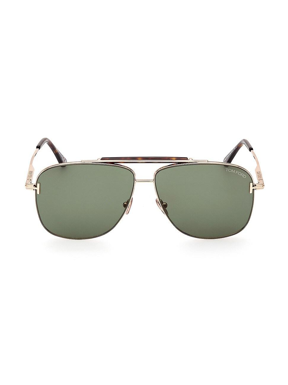 TOM FORD Jaden 60mm Polarized Navigator Sunglasses Product Image