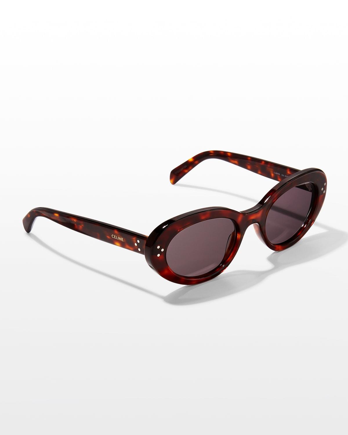 CELINE Bold 3 Dots 53mm Round Sunglasses Product Image