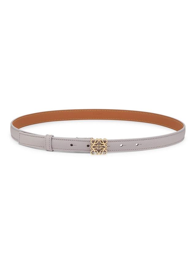 Womens Anagram Leather Belt Product Image