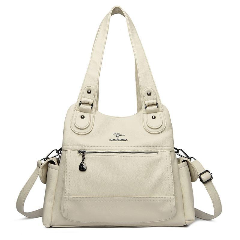 Faux Leather Tote Bag Product Image